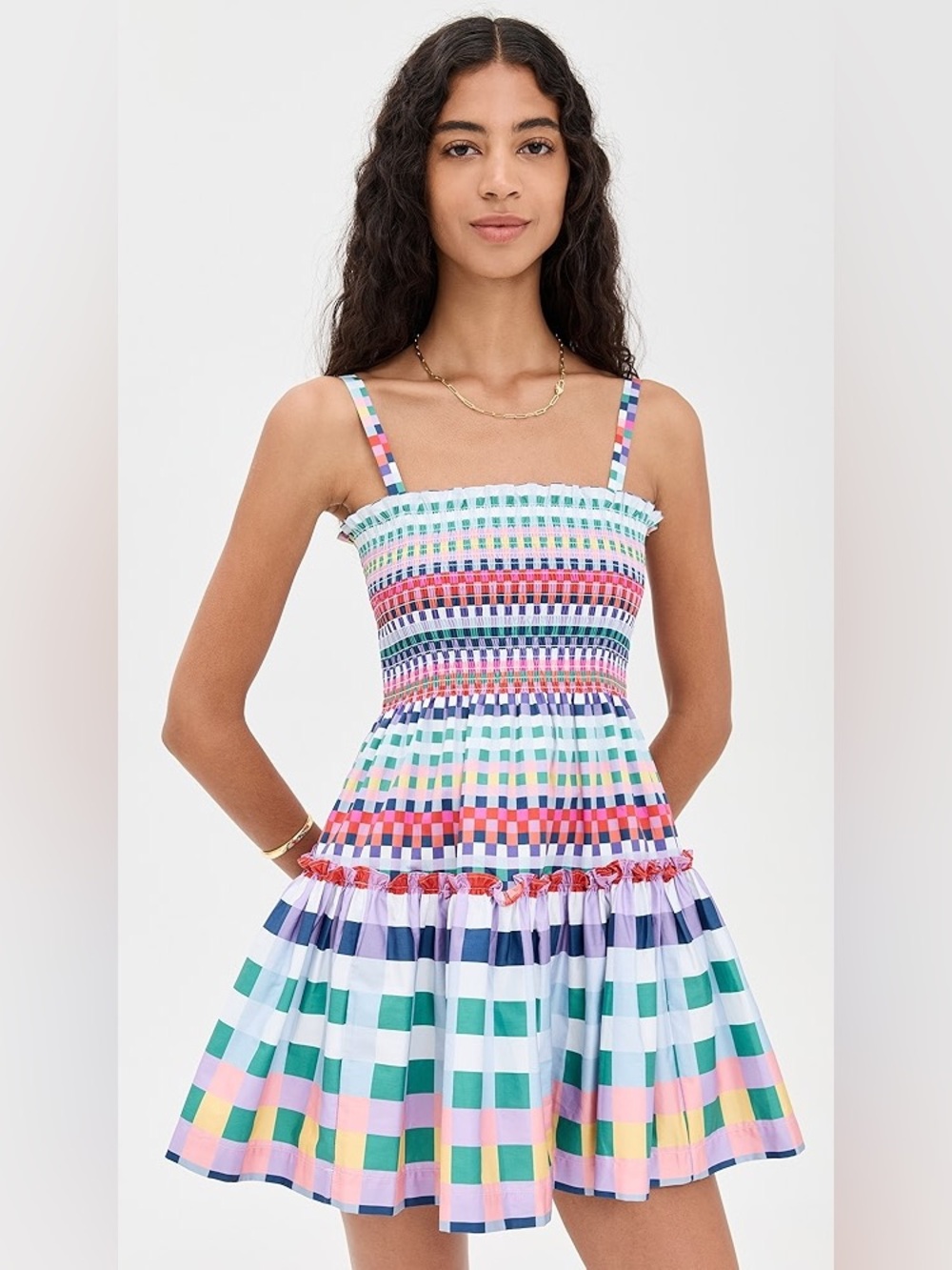 NWT Hill House Seraphina Rainbow Gingham